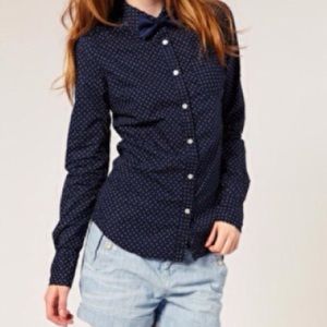 Polka Dot Country Button Down Shirt